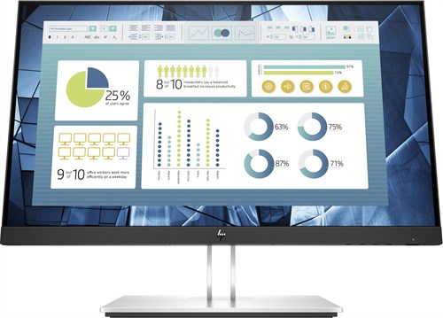 HP E-Series E22 G4 computer monitor 54,6 cm (21.5") 1920 x 1080 Pixels Full HD LCD Zwart, Zilver