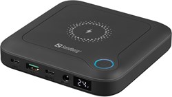 Sandberg 420-57 powerbank 24000 mAh Draadloos opladen Zwart