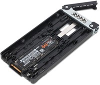 Icy Dock MB834TP-B storage drive enclosure SSD enclosure Aluminium, Black 2.5"-3