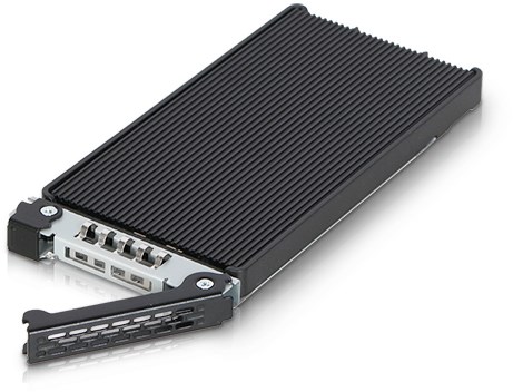 Icy Dock MB834TP-B storage drive enclosure SSD enclosure Aluminium, Black 2.5"