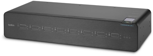 Belkin F1DN208KVM-UN-4 KVM-switch Rack-montage Zwart