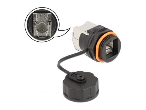 DeLOCK 86698 kabel-connector RJ45/Cat.6A LSA Zwart
