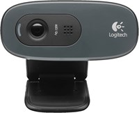 Logitech HD C270 webcam 3 MP 1280 x 720 pixels USB 2.0 Black, Grey