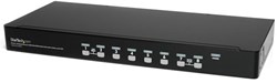 StarTech.com 8-poort 1U-Rack USB KVM-switch met OSD en Bekabeling