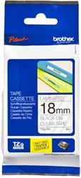 Brother TZE-141 labelprinter-tape Zwart op zilver