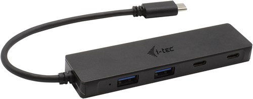 i-tec Metal USB-A/USB-C HUB 2x USB 3.0 + 2x USB-C (10 Gbps)-2