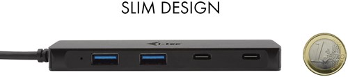 i-tec Metal USB-A/USB-C HUB 2x USB 3.0 + 2x USB-C (10 Gbps)-3