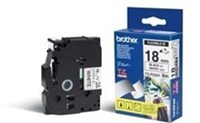 Brother TZE-FX241 labelprinter-tape Zwart op wit TZ
