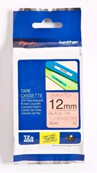 Brother TZE-B31 labelprinter-tape Zwart op fluorescerend oranje