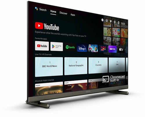 Philips 32HFL4518/12 hospitality tv 81,3 cm (32") HD 250 cd/m² Smart TV Zwart 20 W