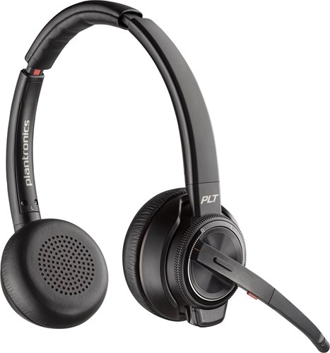 POLY Savi 8220 UC Microsoft Teams Certified DECT 1880-1900 MHz USB-A Headset-3