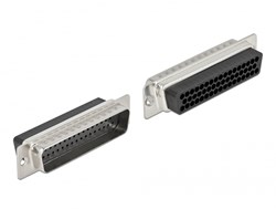 DeLOCK 66712 kabel-connector D-Sub HD 50 Pin Zwart, Zilver