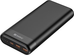 Sandberg 420-62 powerbank Lithium-Ion (Li-Ion) 20000 mAh Zwart