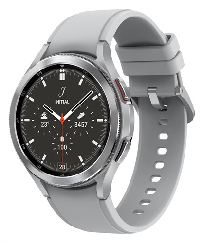 Samsung Galaxy Watch4 Classic 3,56 cm (1.4") OLED 46 mm Digitaal 450 x 450 Pixels Touchscreen Zilver Wifi GPS