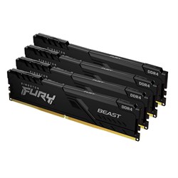 Kingston Technology FURY 128GB 3600MT/s DDR4 CL18 DIMM (Kit van 4) Beast Black