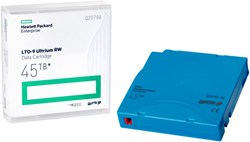 HPE LTO-9 Ultrium 45TB RW Non Custom Labeled 20 Data Cartridges with Cases