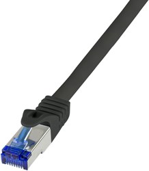 LogiLink C6A063S netwerkkabel Zwart 3 m Cat6a S/FTP (S-STP)