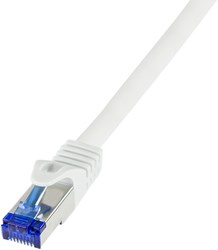 LogiLink C6A071S netwerkkabel Wit 5 m Cat6a S/FTP (S-STP)