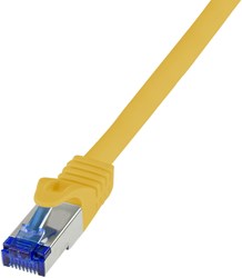 LogiLink C6A037S netwerkkabel Geel 1 m Cat6a S/FTP (S-STP)