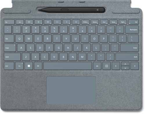 Microsoft Surface Pro Signature Keyboard with Slim Pen 2 AZERTY Frans Microsoft Cover port Blauw