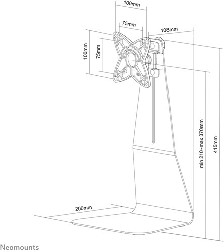Neomounts FPMA-D800 Monitorstandaard 10-27"-3