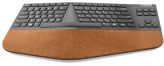 Lenovo Go Wireless Split toetsenbord Kantoor RF Draadloos QWERTY Brits Engels Grijs