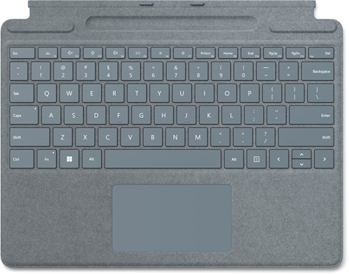 Microsoft Surface Pro Signature Keyboard AZERTY Belgisch Microsoft Cover port Blauw