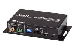 ATEN True 4K HDMI Repeater with Audio Embedder and De-Embedder