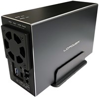 LC-Power LC-35U3-RAID-2 behuizing voor opslagstations HDD-behuizing Zwart 3.5"-3