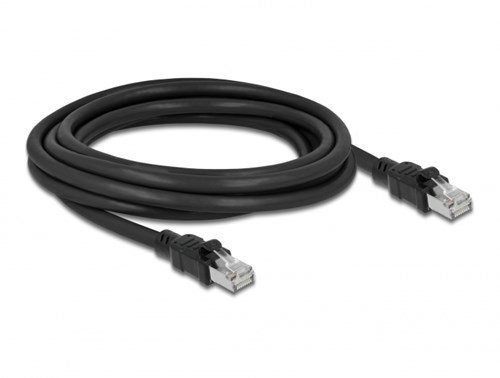 DeLOCK 80115 netwerkkabel Zwart 3 m Cat6a F/UTP (FTP)