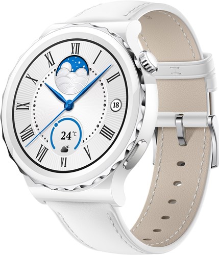 Huawei WATCH GT 3 Pro 3,35 cm (1.32") AMOLED 43 mm Digitaal 466 x 466 Pixels Touchscreen 4G Wit GPS