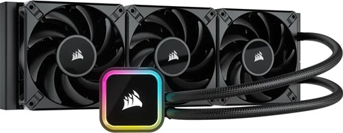 Corsair iCUE H150i RGB ELITE Processor All-in-one liquid cooler 12 cm Black 1 pc(s)
