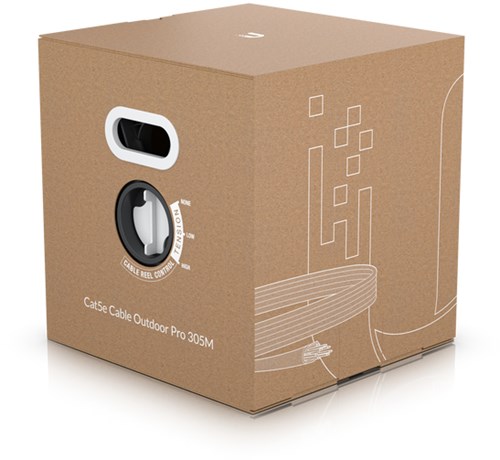 Ubiquiti UACC-CABLE-C5E-OUTDOOR-PRO-305M-W netwerkkabel Wit Cat5e S/UTP (STP)