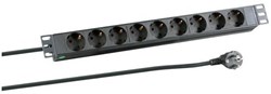 Microconnect CABINETACC23 energiedistributie 8 AC-uitgang(en) 1U Zwart