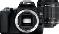 Canon EOS 250D+EF-S 18-55mm SLR camerakit 24,1 MP CMOS 6000 x 4000 Pixels Zwart