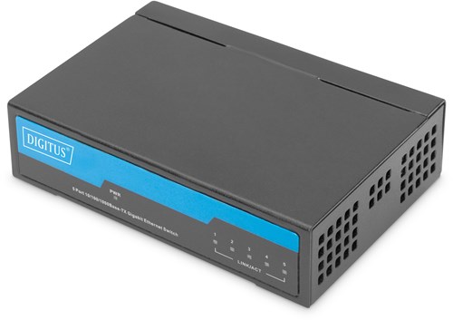 Digitus DN-80202-1 netwerk-switch Unmanaged Gigabit Ethernet (10/100/1000) Zwart
