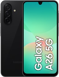 Samsung Galaxy A26 17 cm (6.7") Hybride Dual SIM Android 15 5G USB Type-C 6 GB 128 GB 5000 mAh Zwart