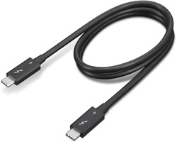 Lenovo 4X91K16968 Thunderbolt-kabel 0,7 m 40 Gbit/s Zwart