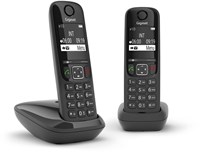 Gigaset AS690 Duo Analoge-/DECT-telefoon Nummerherkenning Zwart-2