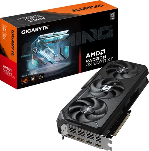 GIGABYTE Radeon RX 9070 XT GAMING OC 16G AMD 16 GB GDDR6