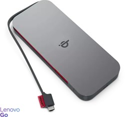 Lenovo GO Lithium-Polymeer (LiPo) 10000 mAh Draadloos opladen Grijs