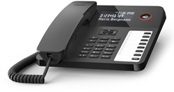 Gigaset DESK 600 Analoge telefoon Nummerherkenning Zwart