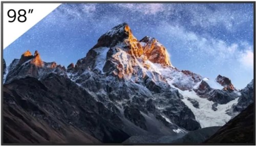 Sony FW-98BZ50L/TM beeldkrant Digitale signage flatscreen 2,49 m (98") LCD Wifi 780 cd/m² 4K Ultra HD Zwart Android 10 24/7