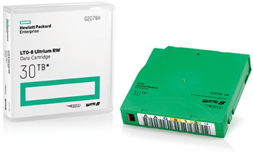 HPE - Storage library cartridge magazine - capacity: 20 LTO tapes - green-2