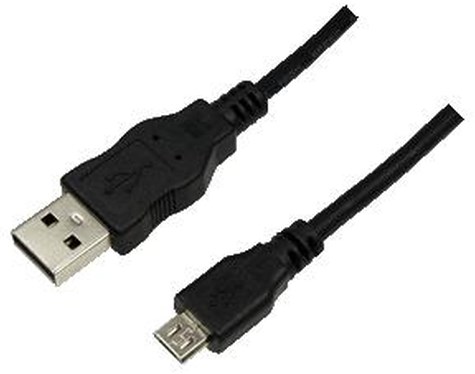 LogiLink 5m USB A-USB Micro B USB cable USB 2.0 Micro-USB B Black-2