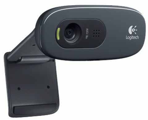 Logitech HD C270 webcam 3 MP 1280 x 720 pixels USB 2.0 Black, Grey-3